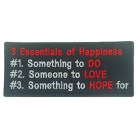 3 ESSENTIALS OF HAPPINESS PATCH