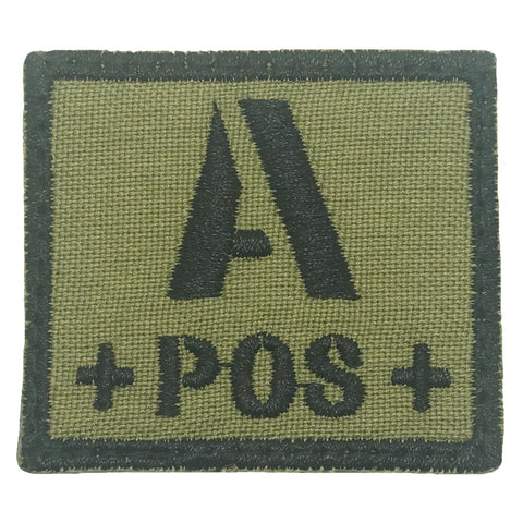BLOOD TYPE PATCH 2023 - A POS