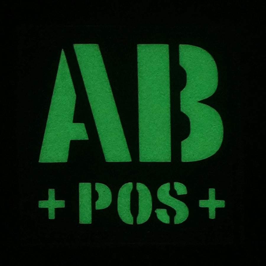 BLOOD TYPE GITD 2023 PATCH - AB POS