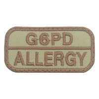 G6PD ALLERGY PATCH