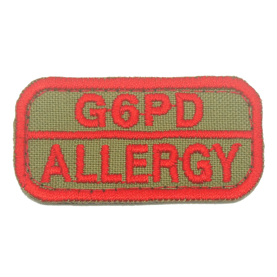 G6PD ALLERGY PATCH