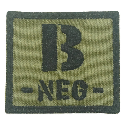 BLOOD TYPE PATCH 2023 - B NEG