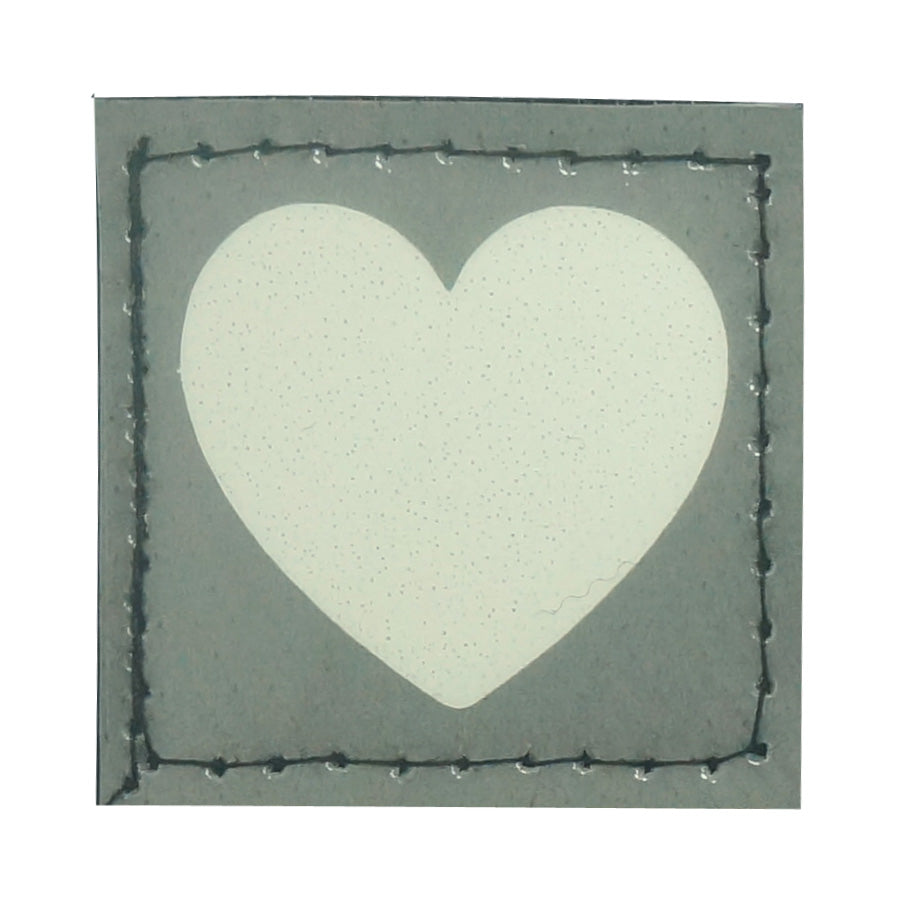 PLAYING CARD SYMBOL HEARTS GITD PATCH c - The Morale Patches