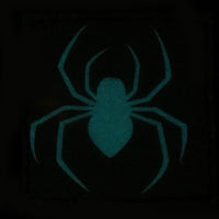 SPIDER GITD PATCH - BLUE GLOW IN THE DARK