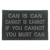 CAN IS CAN, CANNOT IS CANNOT PATCH