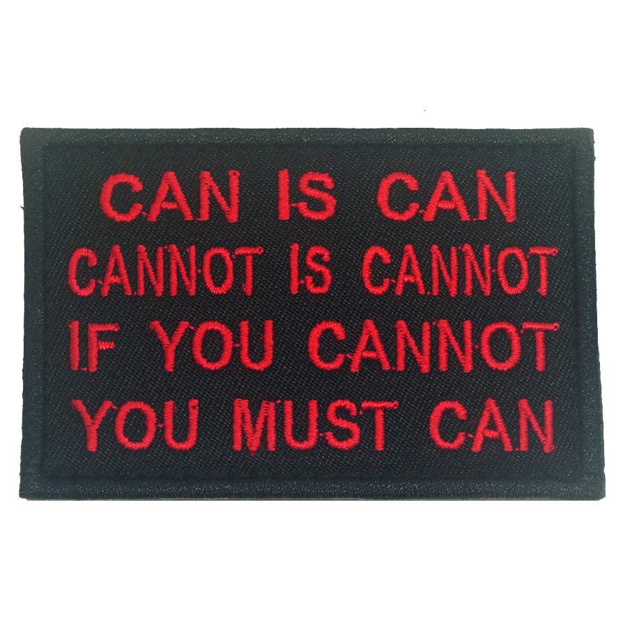 CAN IS CAN, CANNOT IS CANNOT PATCH