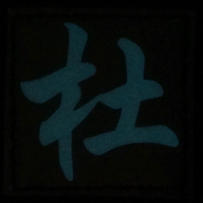 CHINESE SURNAME GLOW IN THE DARK PATCH - DU 杜