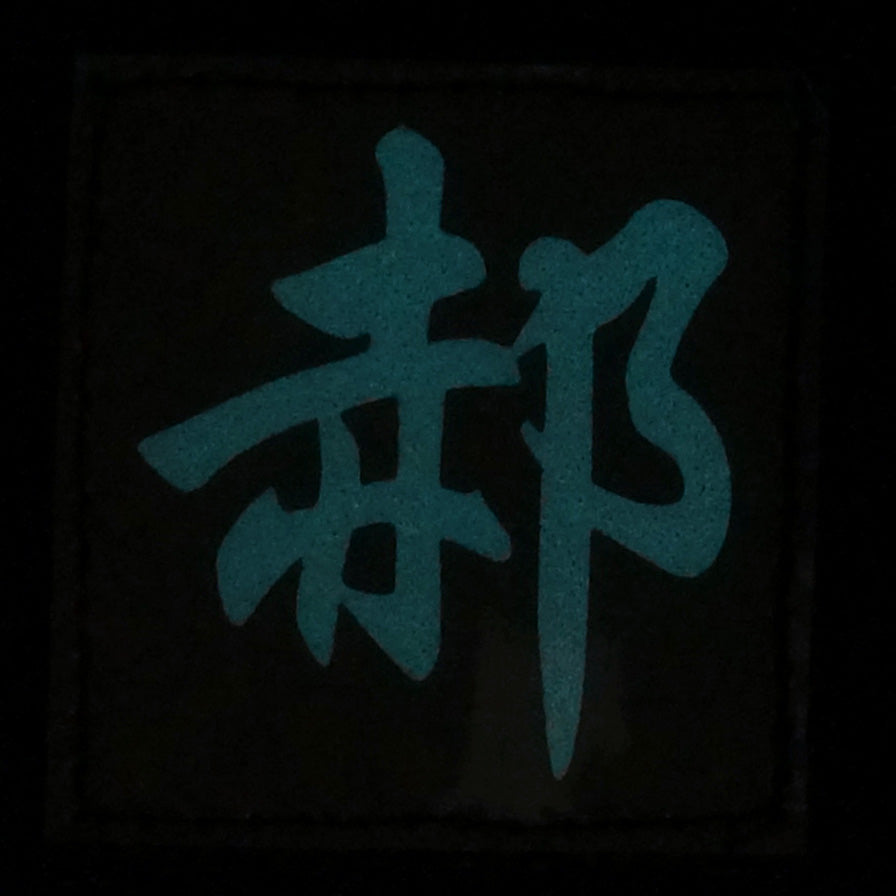 CHINESE SURNAME GLOW IN THE DARK PATCH - HAO 郝