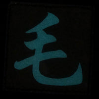 CHINESE SURNAME GLOW IN THE DARK PATCH - MAO 毛