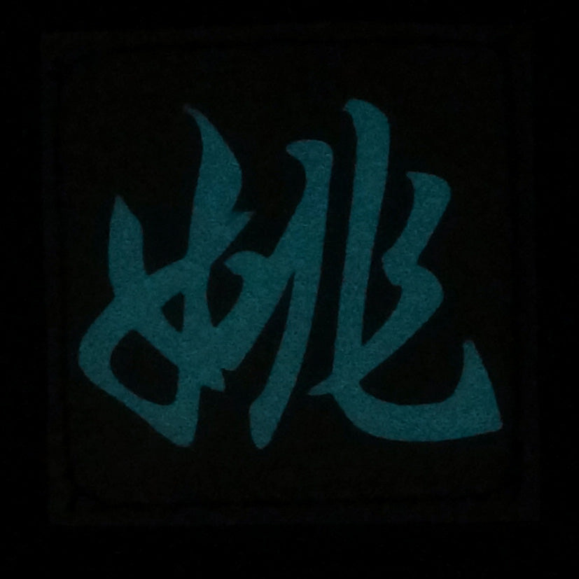 CHINESE SURNAME GLOW IN THE DARK PATCH - YAO 姚