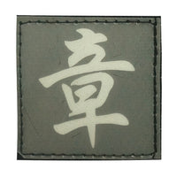 CHINESE SURNAME GLOW IN THE DARK PATCH - ZHANG 章