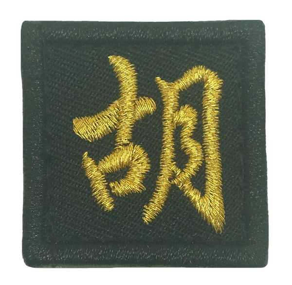 CHINESE SURNAME 胡 HU PATCH