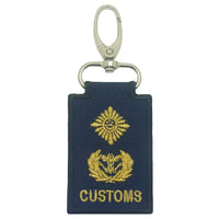 MINI CUSTOMS RANK KEYCHAIN