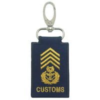 MINI CUSTOMS RANK KEYCHAIN