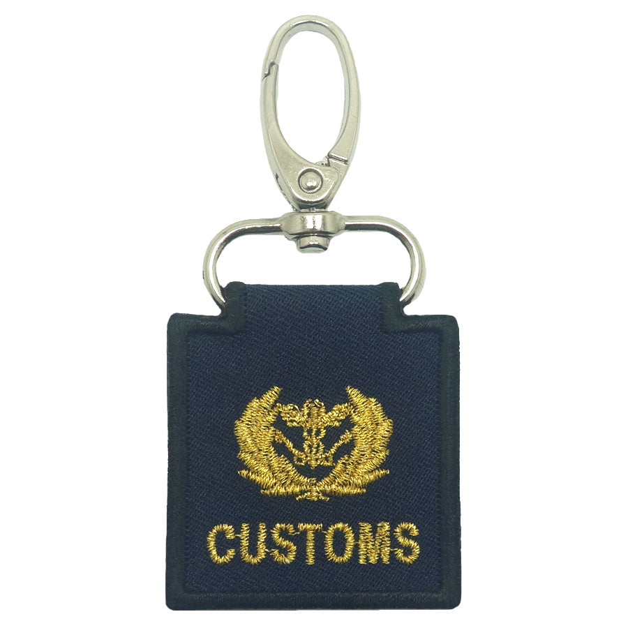 MINI CUSTOMS RANK KEYCHAIN