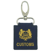 MINI CUSTOMS RANK KEYCHAIN