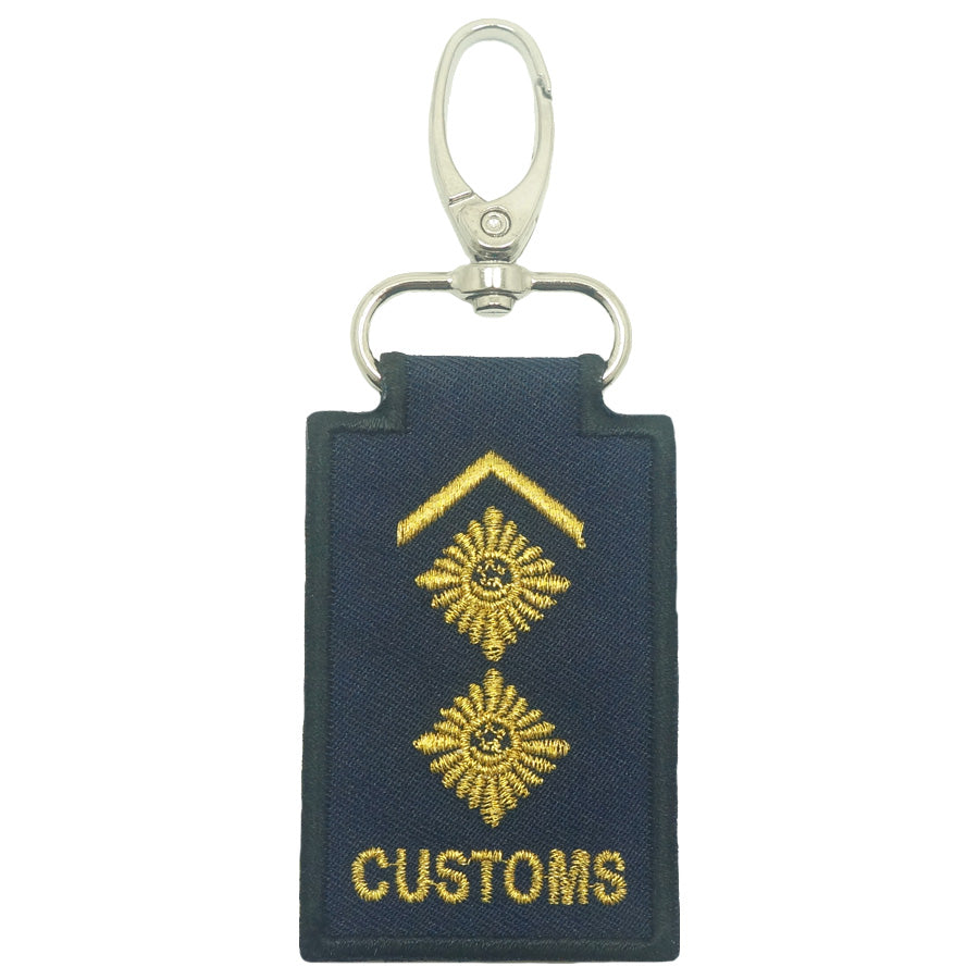 MINI CUSTOMS RANK KEYCHAIN