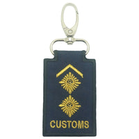 MINI CUSTOMS RANK KEYCHAIN