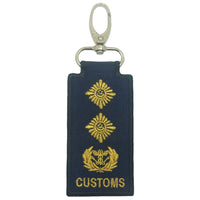 MINI CUSTOMS RANK KEYCHAIN