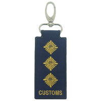 MINI CUSTOMS RANK KEYCHAIN