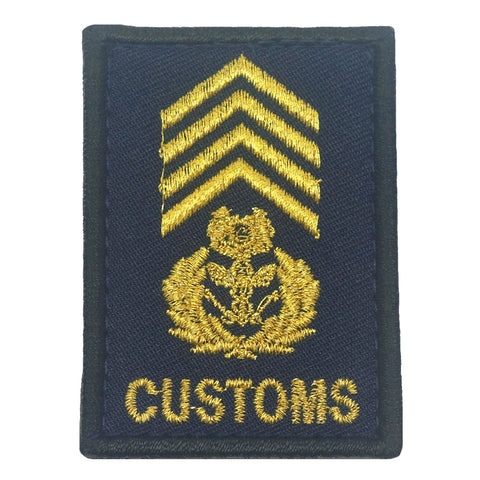 MINI CUSTOMS RANK PATCH