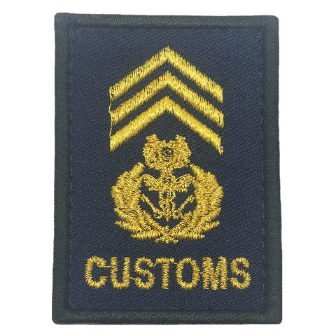 MINI CUSTOMS RANK PATCH