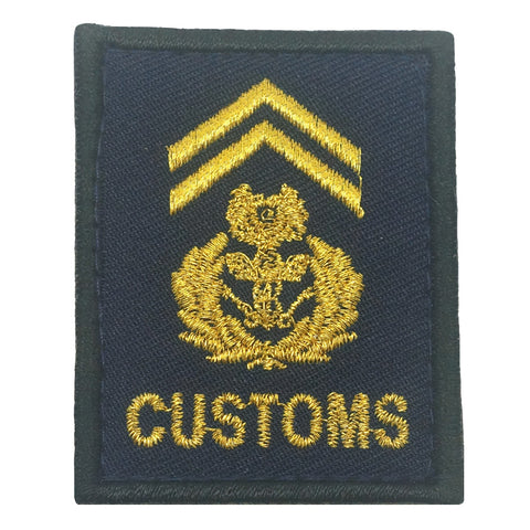 MINI CUSTOMS RANK PATCH