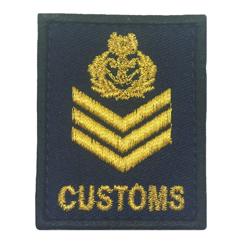 MINI CUSTOMS RANK PATCH