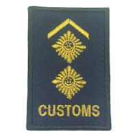 MINI CUSTOMS RANK PATCH