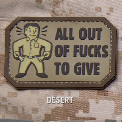 MSM ALL OUT PVC - The Morale Patches