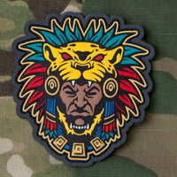 MSM AZTEC WARRIOR HEAD 1 PVC - The Morale Patches