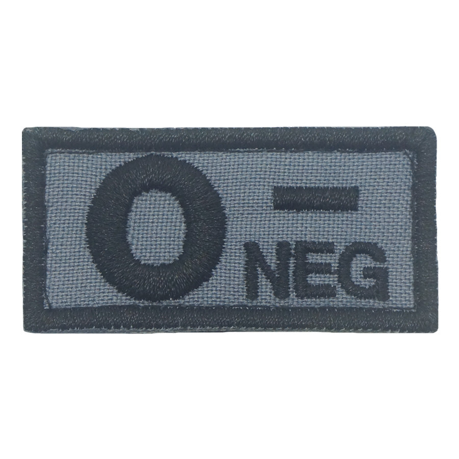 HGS BLOOD GROUP PATCH - O NEGATIVE - The Morale Patches