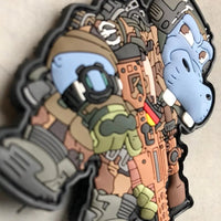 BUNDESWEHR HIPPO #1 - PVC PATCH