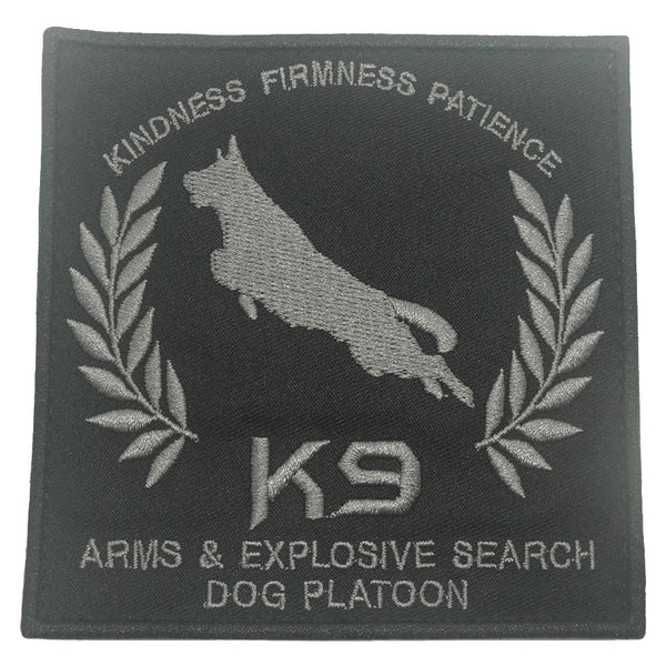 K9 ARMS & EXPLOSIVE SEARCH DOG PLATOON PATCH