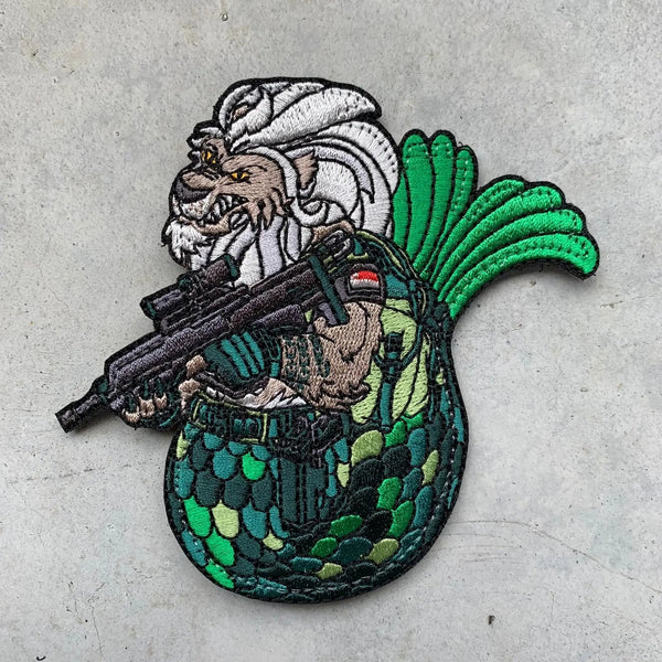 SINGAPORE MERLION - EMBROIDERY PATCH