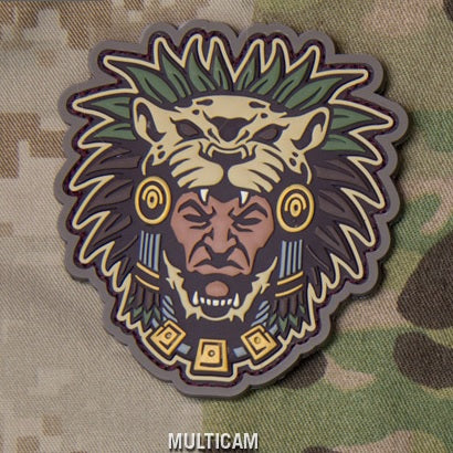 MSM AZTEC WARRIOR HEAD 1 PVC - The Morale Patches