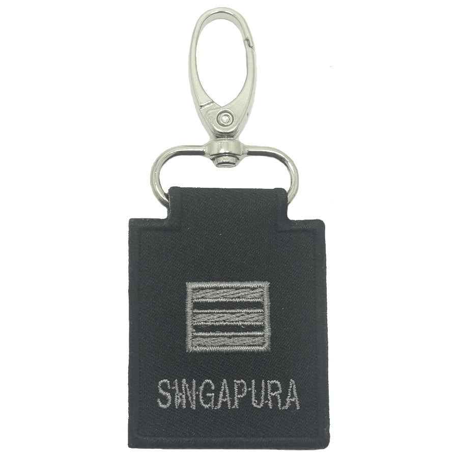 MINI SAF RANK KEYCHAIN - BLACK FOLIAGE