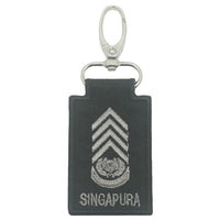 MINI SAF RANK KEYCHAIN - BLACK FOLIAGE