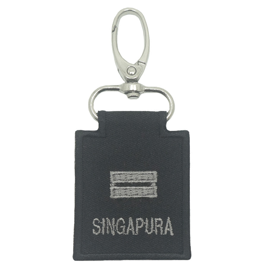 MINI SAF RANK KEYCHAIN - BLACK FOLIAGE