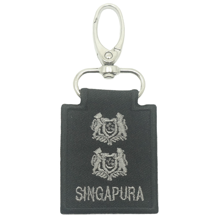 MINI SAF RANK KEYCHAIN - BLACK FOLIAGE