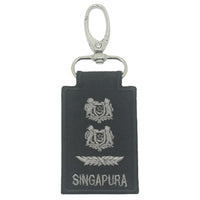 MINI SAF RANK KEYCHAIN - BLACK FOLIAGE