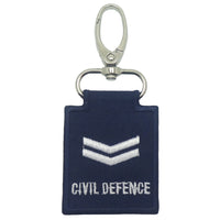 MINI SCDF RANK KEYCHAIN