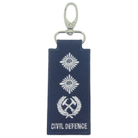 MINI SCDF RANK KEYCHAIN