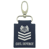 MINI SCDF RANK KEYCHAIN