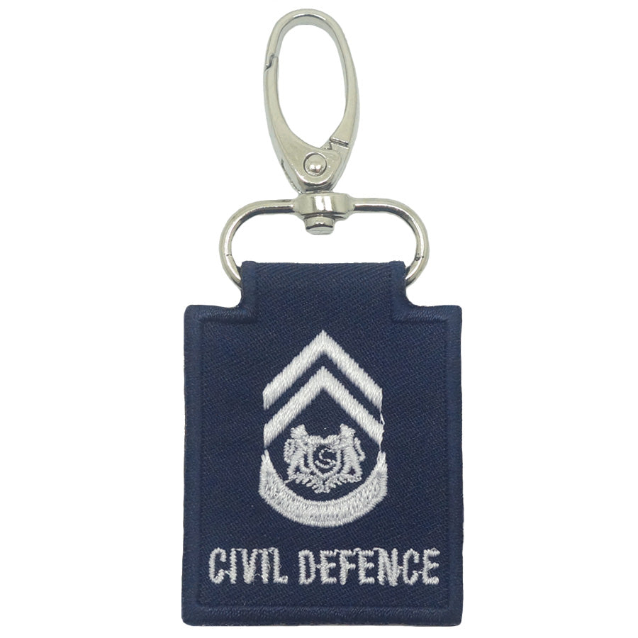 MINI SCDF RANK KEYCHAIN