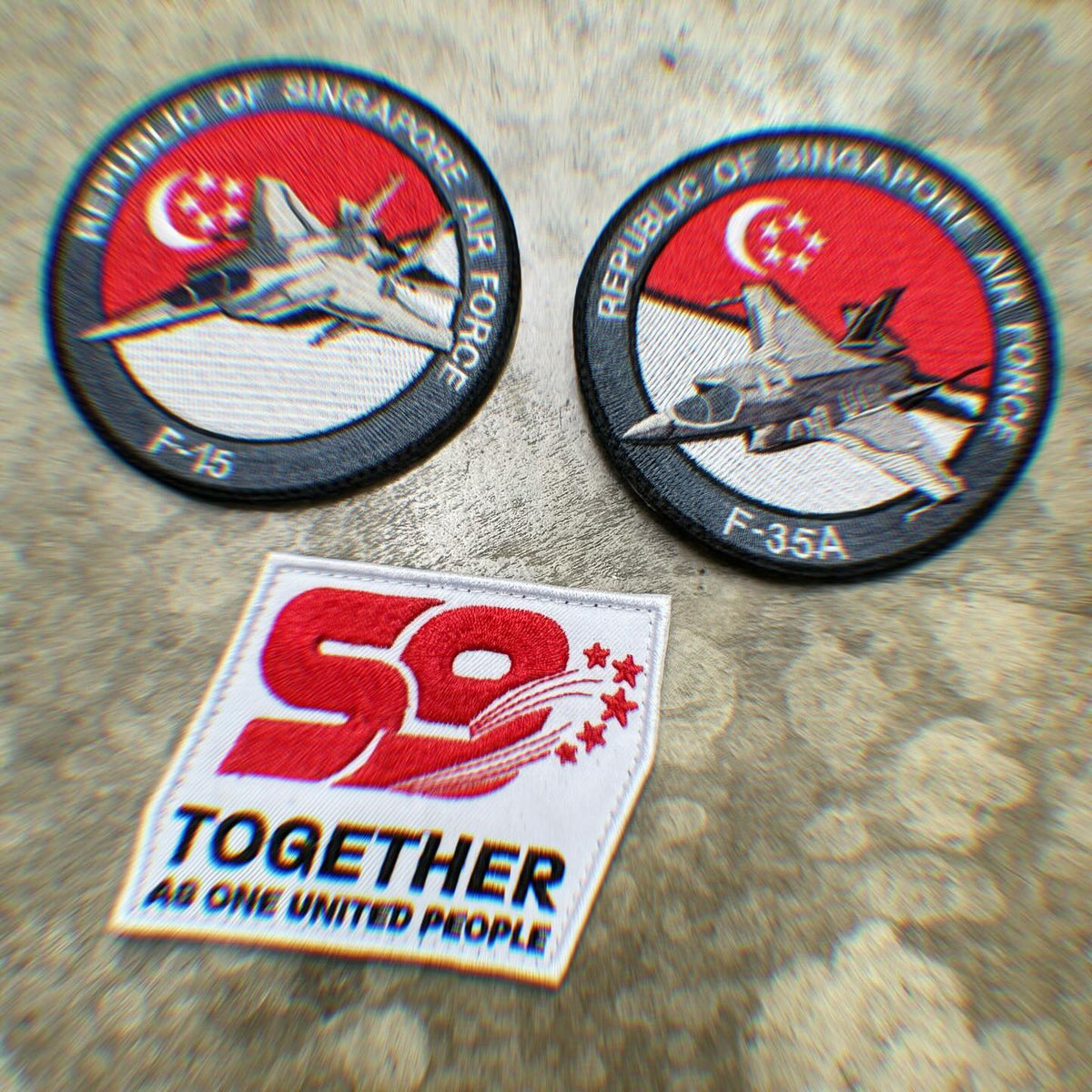 NDP 2024 SG59 TOGETHER AS ONE UNITED PEOPLE PATCH - FULL COLOR