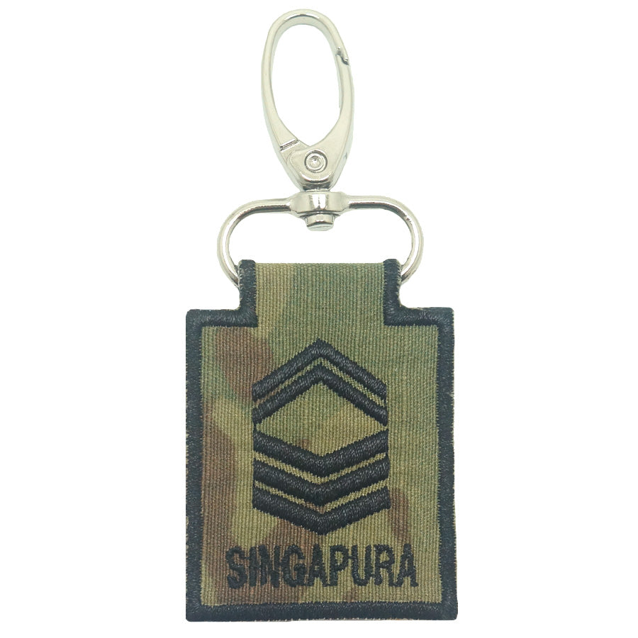 MINI SAF RANK KEYCHAIN - MULTICAM