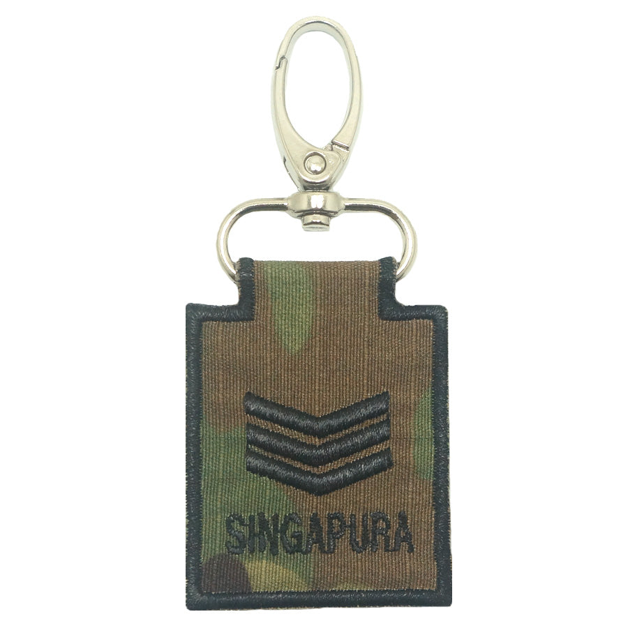 MINI SAF RANK KEYCHAIN - MULTICAM