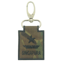 MINI SAF RANK KEYCHAIN - MULTICAM