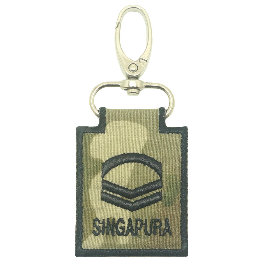 MINI SAF RANK KEYCHAIN - MULTICAM